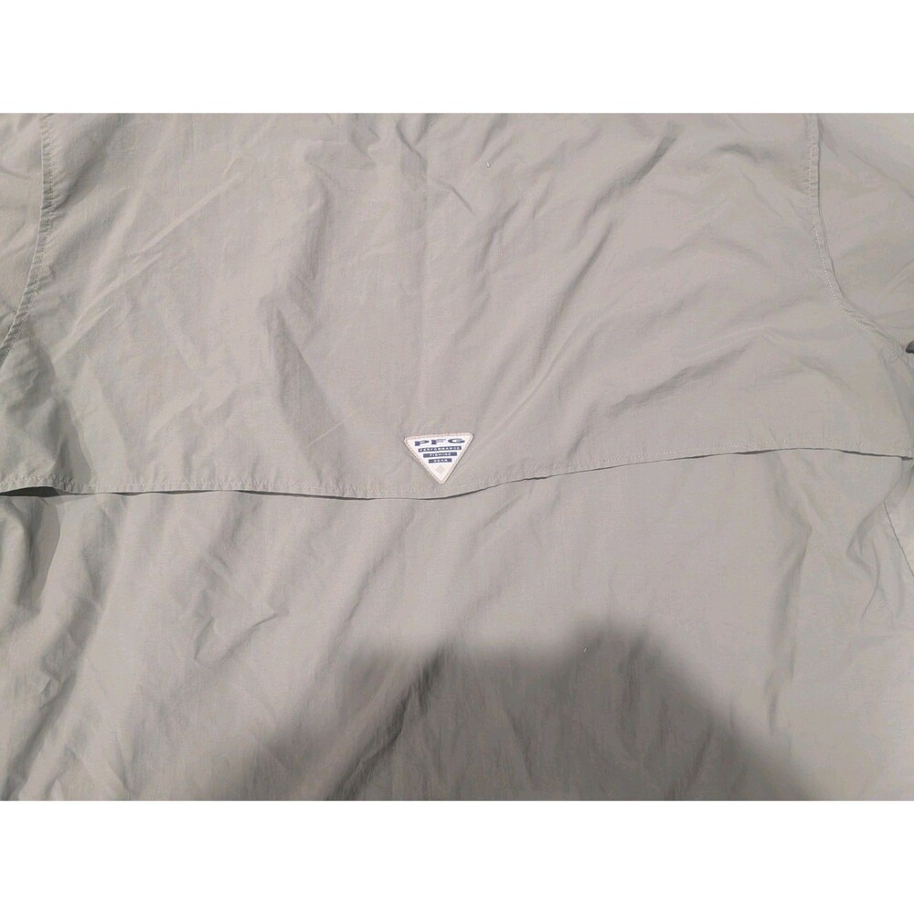 Men's XL Columbia Sportswear Fishing Shirt PFG Short Sleeve Nylon Vented - Picture 3 of 5